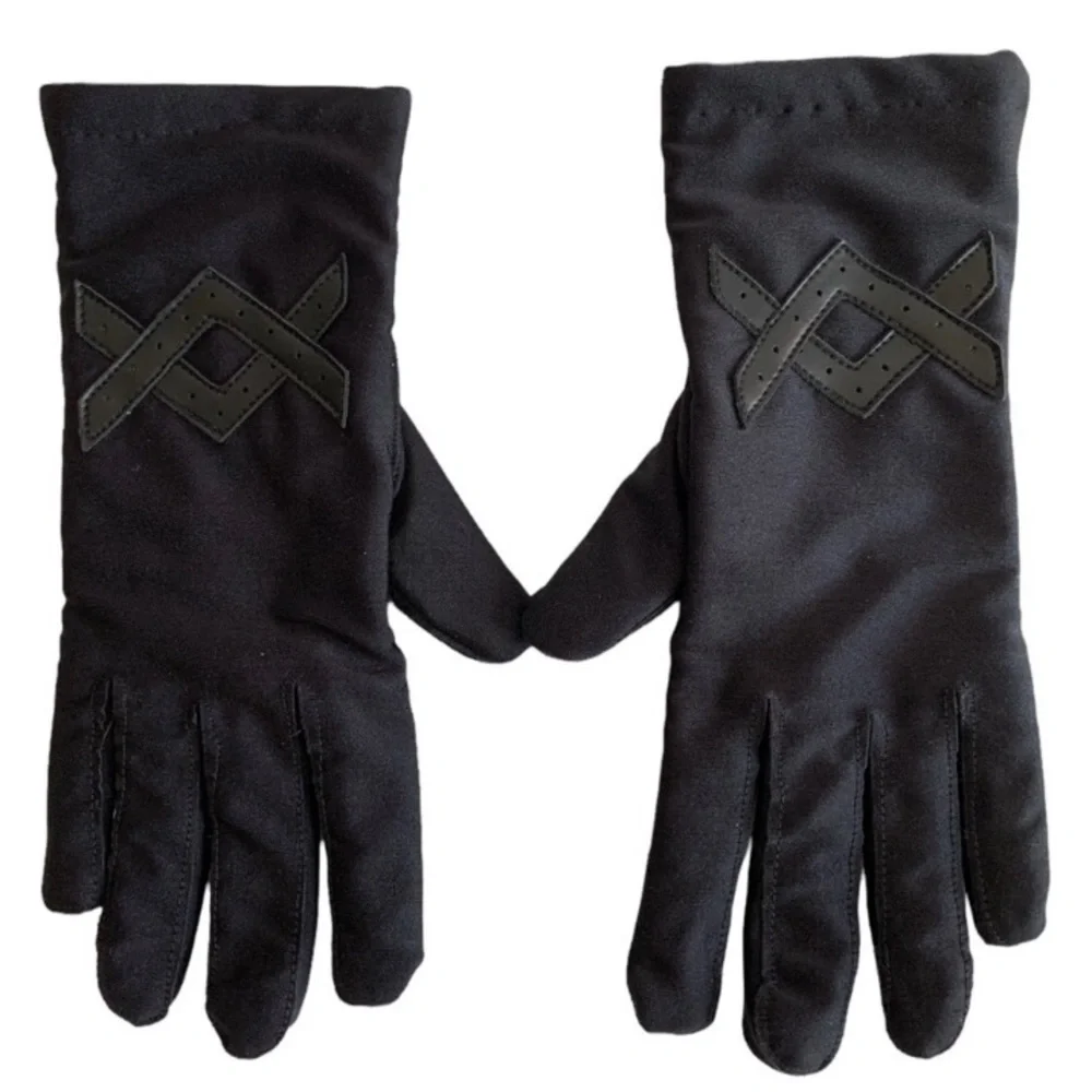 Berkshire Handkrchf Women’s Black Vintage Gloves